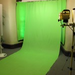 Our uber cool in-house green screen